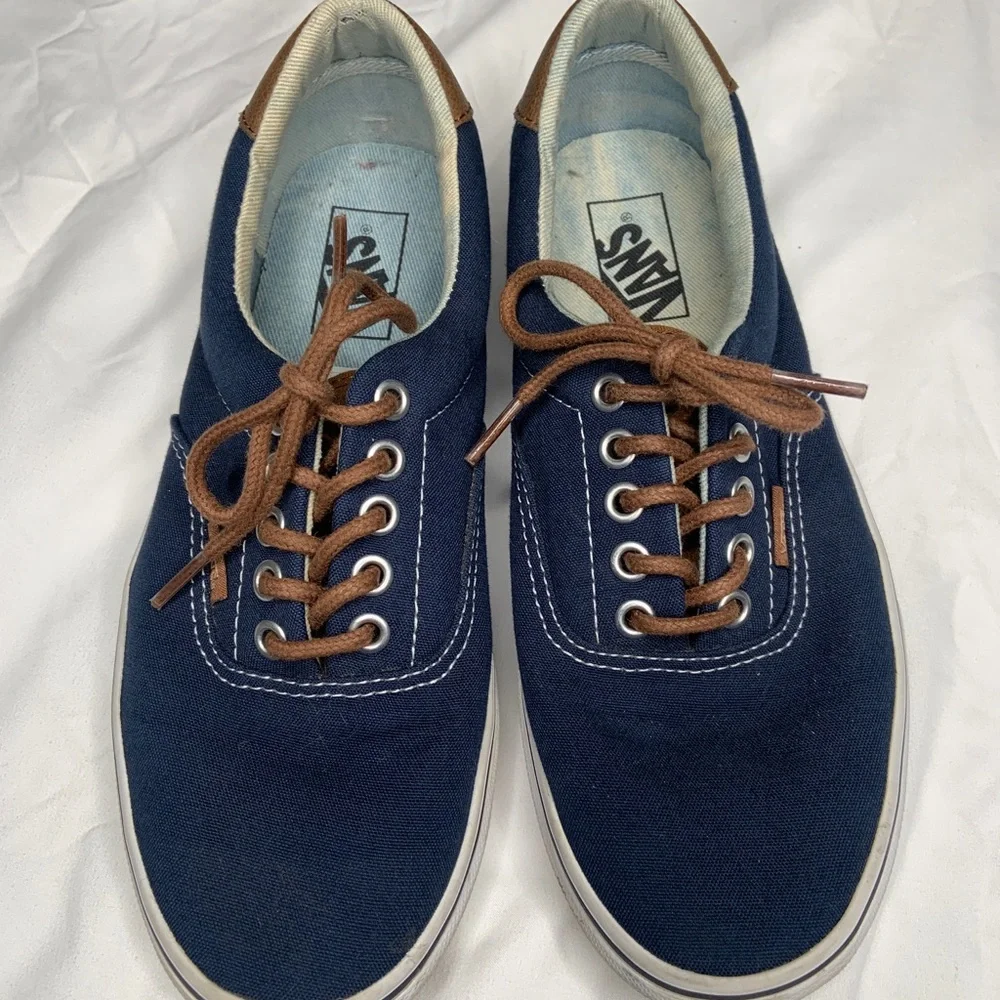 Vans women 9 men 7.5 Off The Wall Blue lace up - Picture 5 of 6